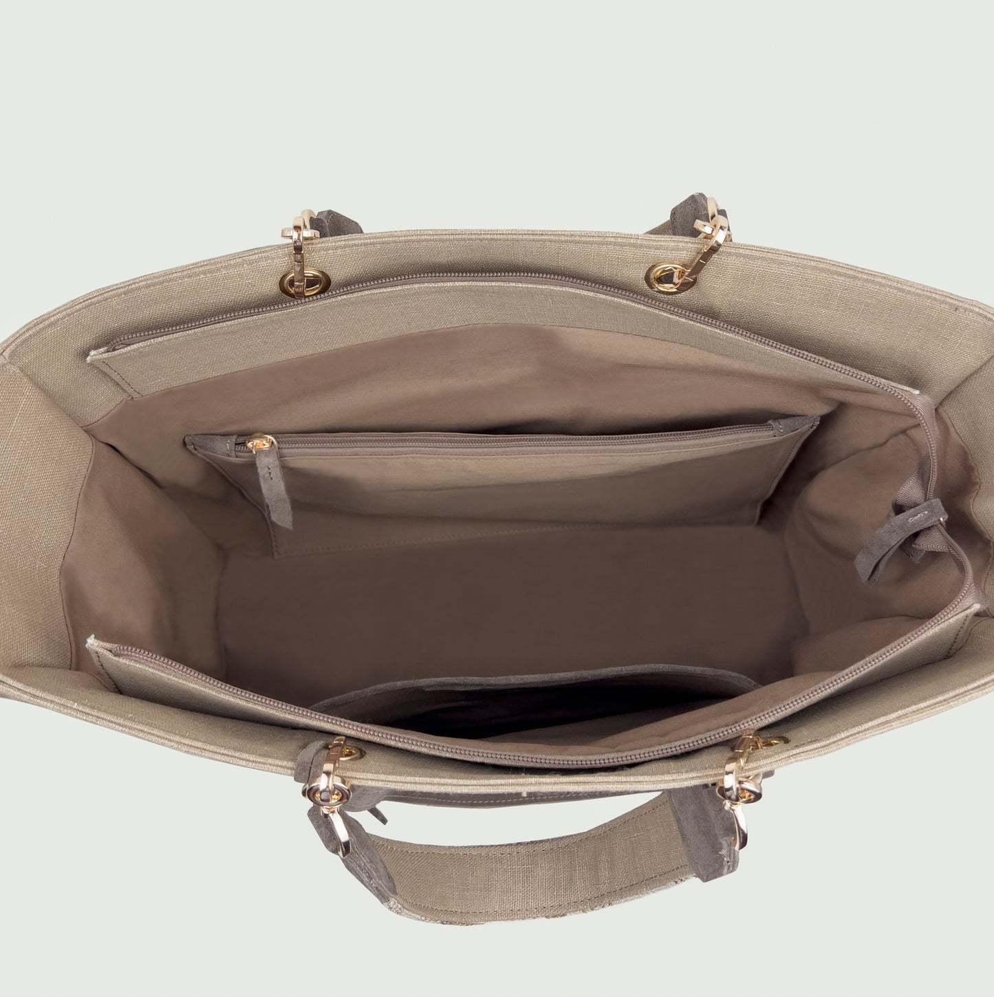 Valeria Tote Bag Jute Brown