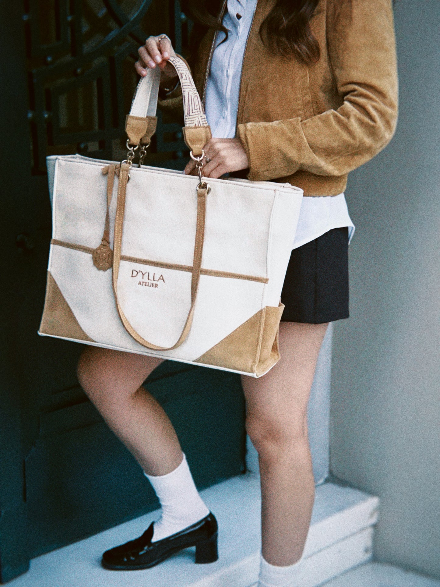 Valeria Tote Bag Ecru