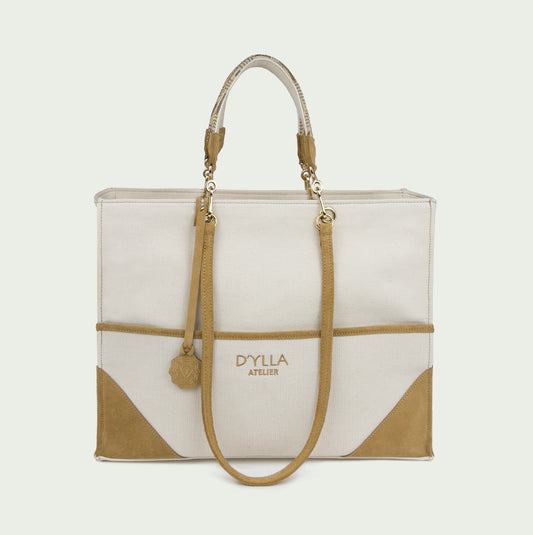 Valeria Tote Bag Ecru