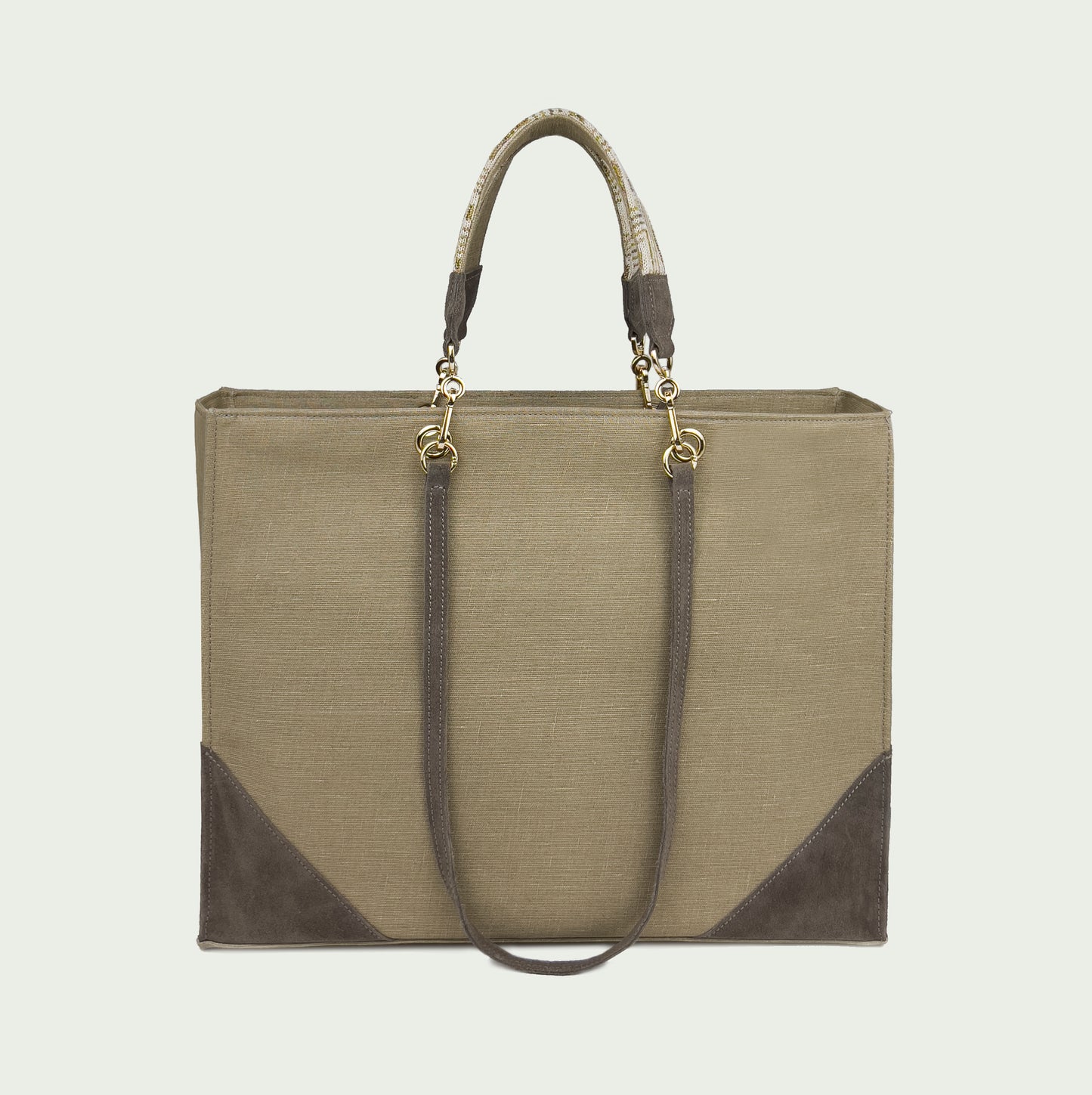 Valeria Tote Bag Jute Brown