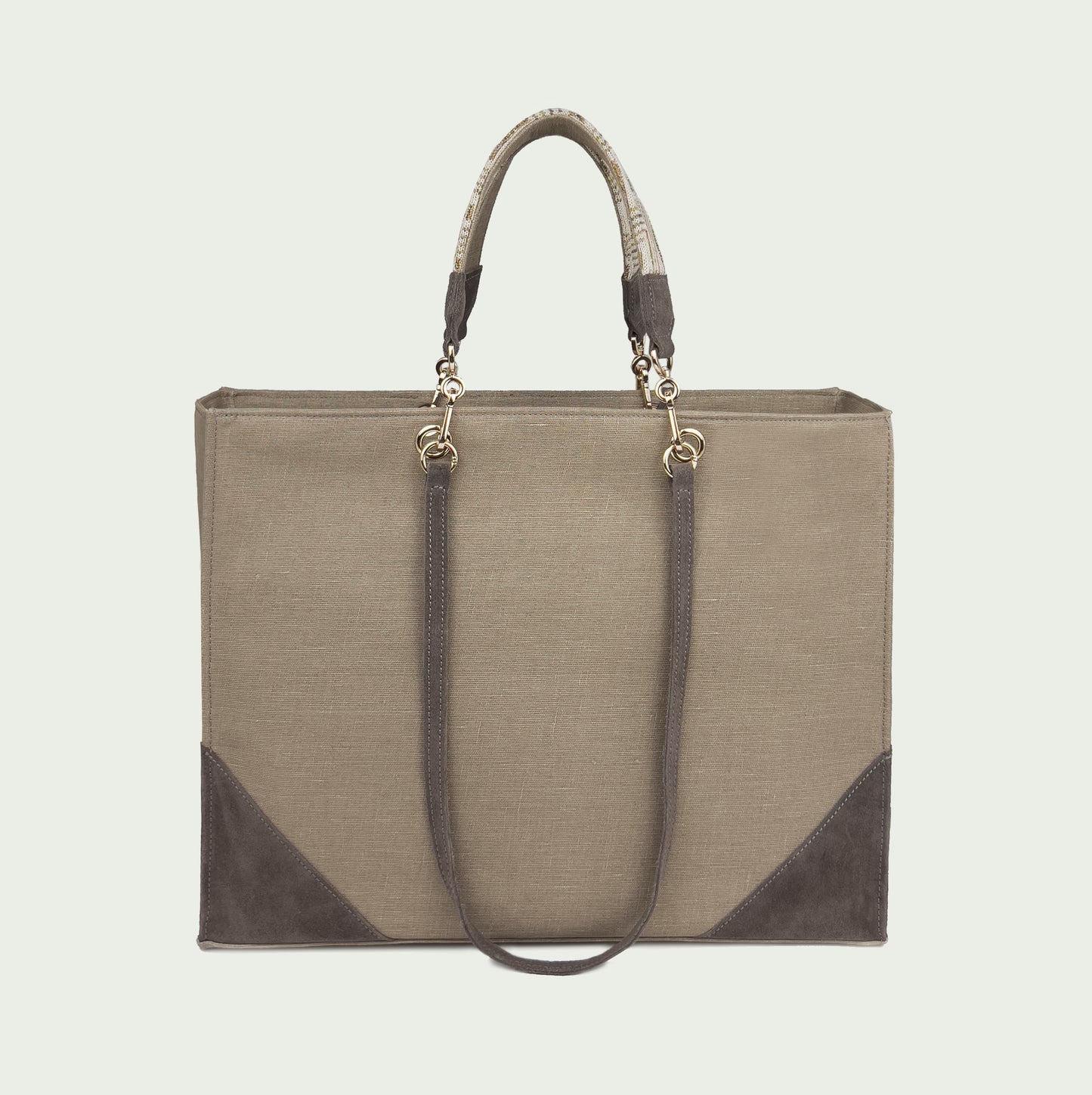 Valeria Tote Bag Jute Brown